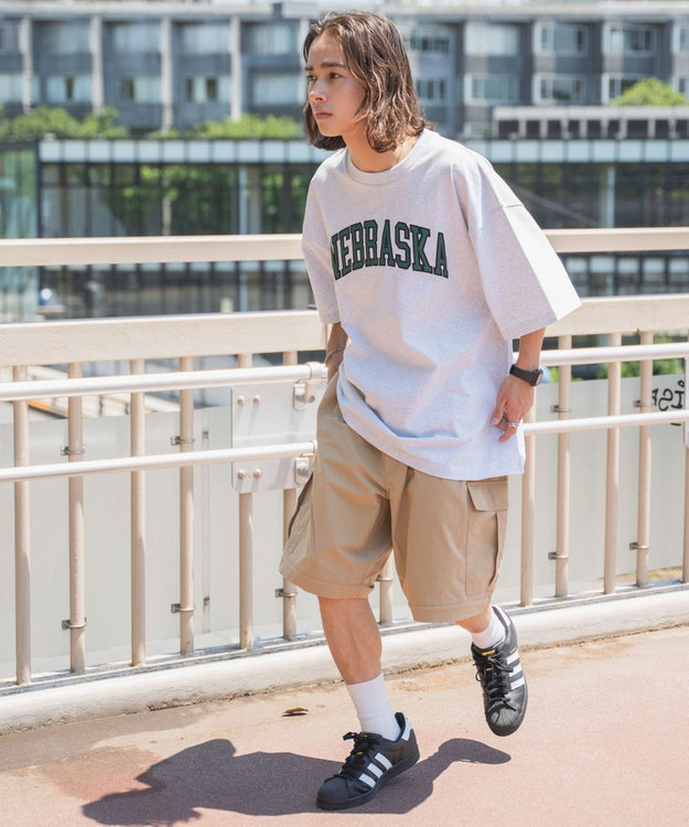 WEGO 2wayリップストップカーゴパンツ ベージュ