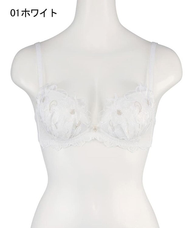 San-ai Resort（三愛水着楽園） 【エレガントコレクション2311】単品ブラHIカップ  【northerly】 ホワイト