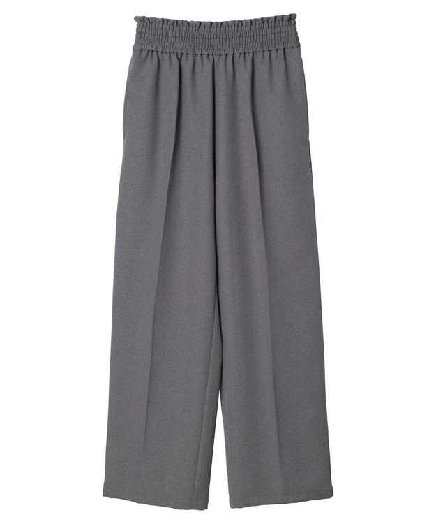 AMERICAN HOLIC ウエストイージーストレートパンツ Gray Mixture