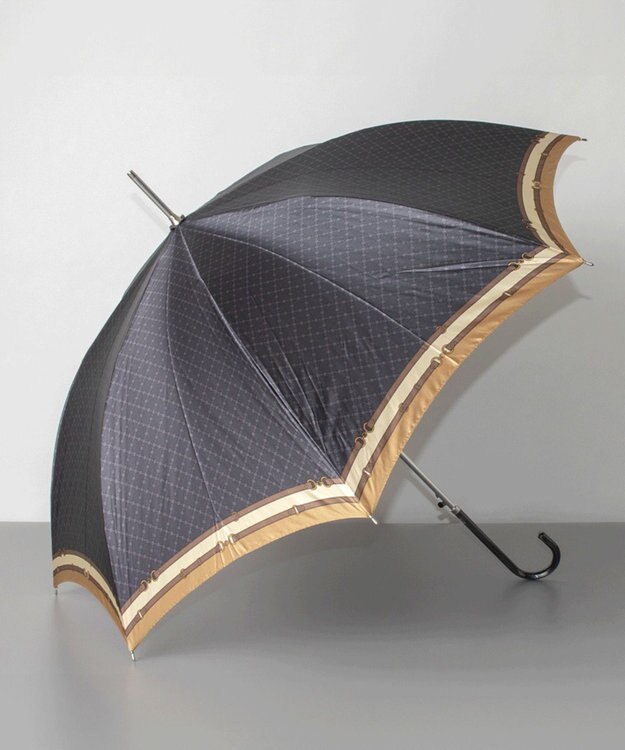 AURORA PINKY & DIANNE（ピンキー＆ダイアン） 雨傘（長傘） ブラック