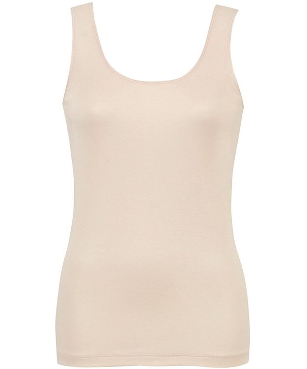 Wing インナー 【綿の贅沢オーガニック】 オーガニックコットン混素材 薄くて軽い ノースリーブ EL1156 ウイング／ワコール ベージュ