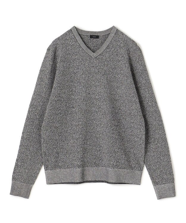 JOSEPH HOMME ライトアムンゼン　Ｖネックニット ライトグレー系