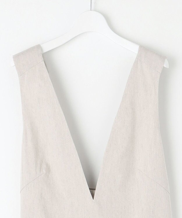 23区 【SACRA】ヴィスコースリネン ワンピース ベージュ系