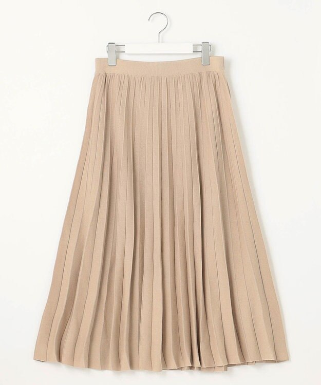 自由区 【WEB限定・洗える・XSサイズあり】ハイツイストコットンアセテートニットセットアップ ワンピース ベージュ系