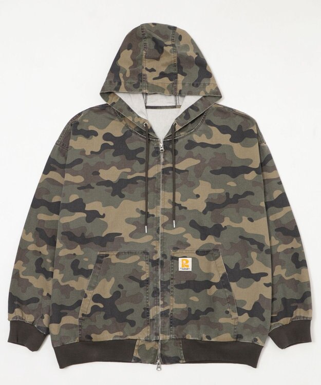 WEGO ワーカーズフードブルゾン 柄1