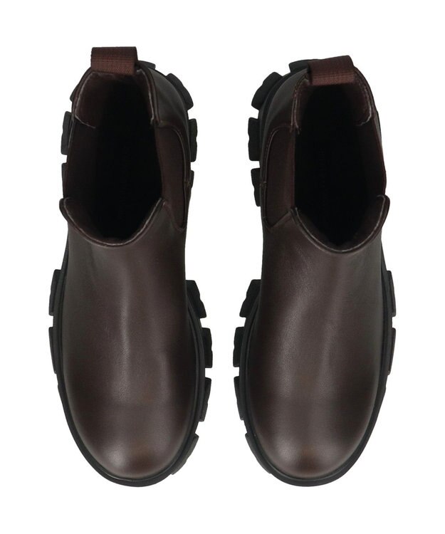 Bridget Birkin 【PARADIS COULEUR】トラックソールサイドゴアブーツ ダークブラウン