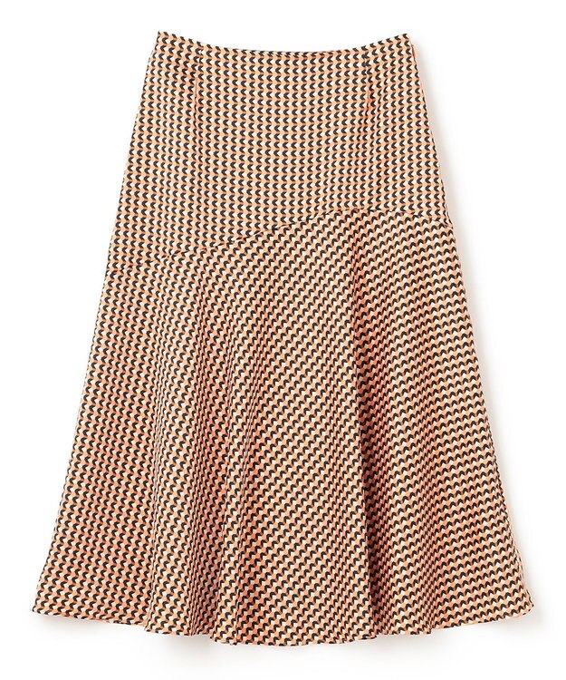 BEIGE， MABILLON / フレアスカート Peach x Ecru