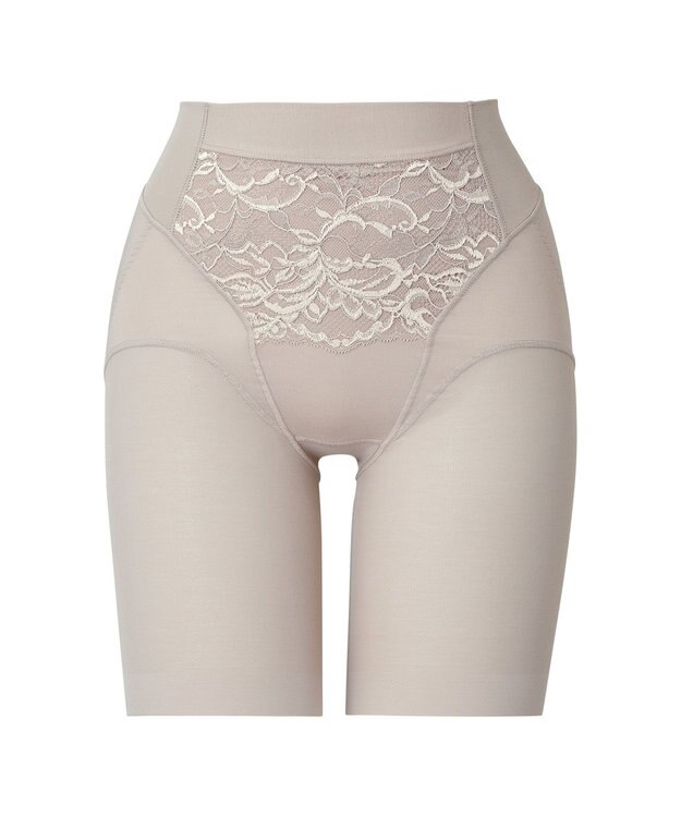 BRADELIS New York 【BRADELIS NewYork peace】綿混キャッチFITガードル23 補正下着 パールグレージュ