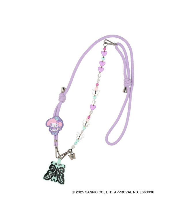 ANNA SUI ANNA SUI × MY MELODY & KUROMI スマホストラップ （パープル） パープル