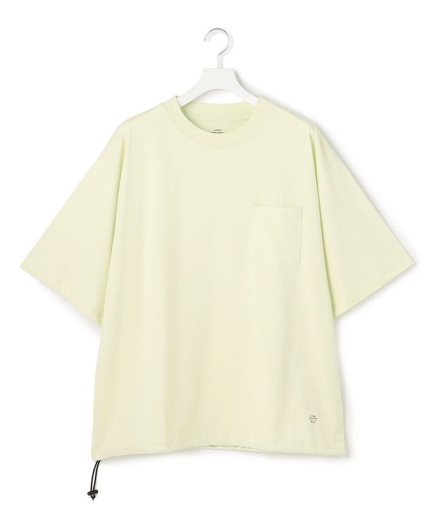 J.PRESS YORK STREET 【UNISEX】接触冷感 ポケットTシャツ ライトグリーン系