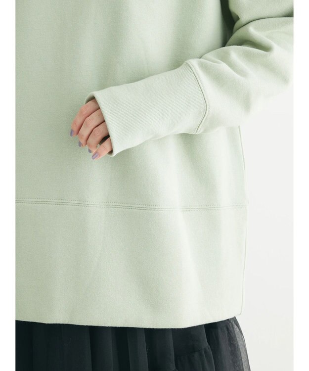 Green Parks Ｂｒｕｓｈｅｄ　センターシーム裏起毛プルオーバー Mint