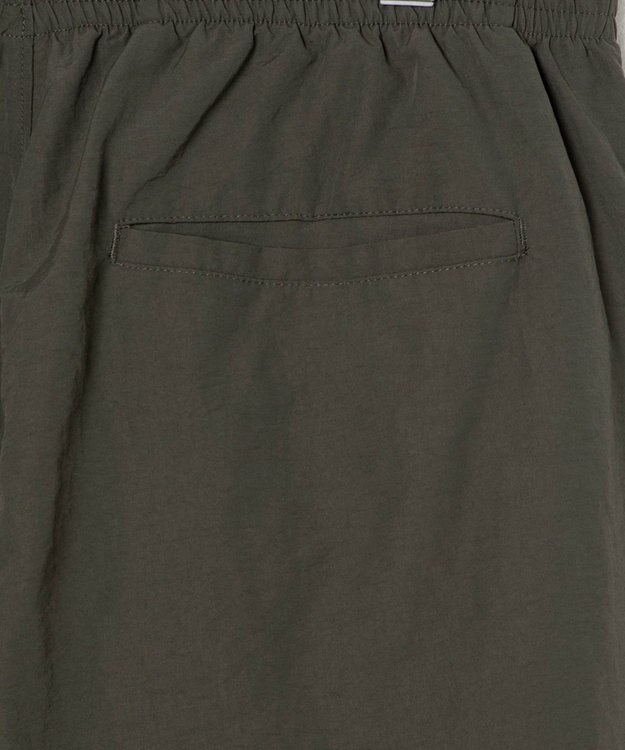 WEGO 【ウエストゴム/手洗い可】ナイロン　トラックパンツ カーキ