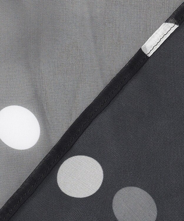 組曲 【組曲×setsuko sagittaire】シフォンプリント2WAYブラウス ブラック系5