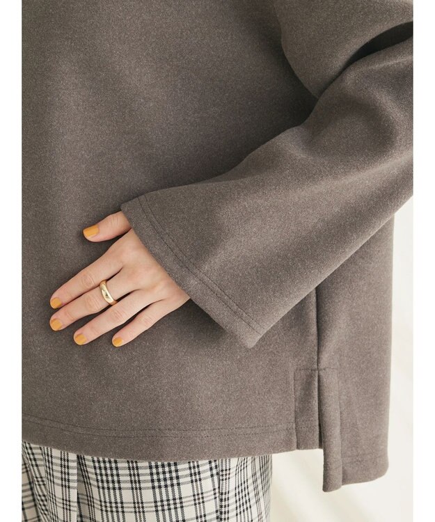 CRAFT STANDARD BOUTIQUE 圧縮ニットソープルオーバー Brown