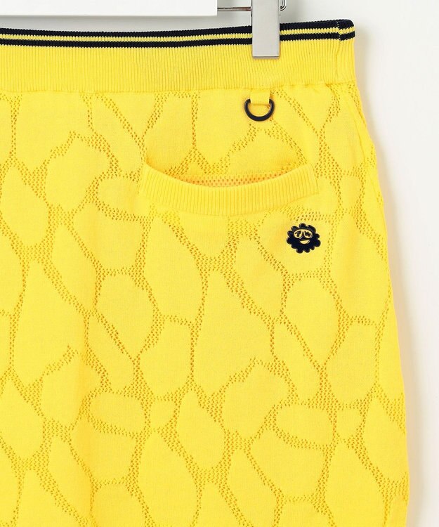 PW CIRCULUS 【WOMEN】ジラフメッシュ スカート ゴルフウェア レディース イエロー系