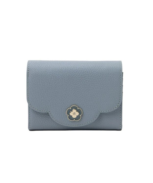 CLATHAS ペルル 二つ折り財布 ブルー