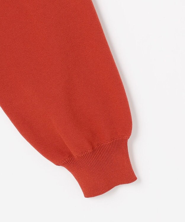 ANY スウェットライクニットカーディガン オレンジ