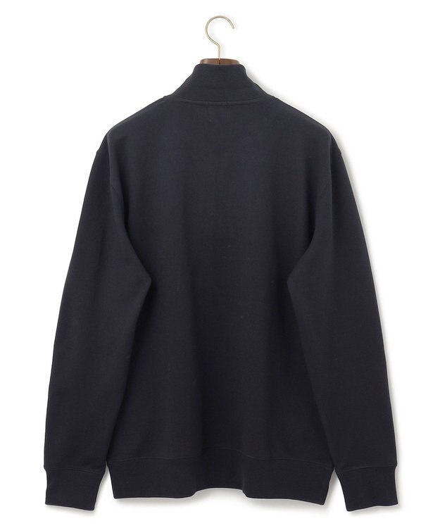 J.PRESS MEN インレージャージー ロゴハーフジップスウェット ネイビー系