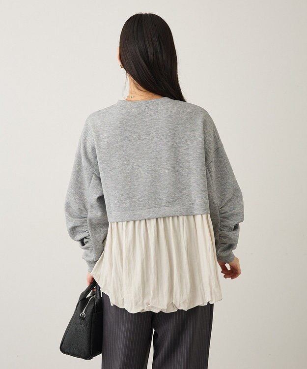 CRAFT STANDARD BOUTIQUE バルーンヘムプルオーバー Gray Mixture