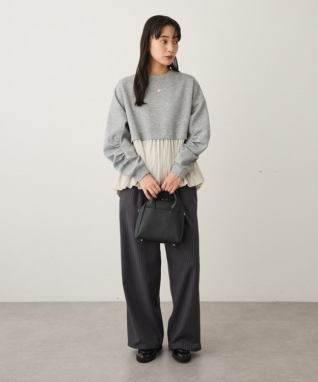 CRAFT STANDARD BOUTIQUE バルーンヘムプルオーバー Gray Mixture