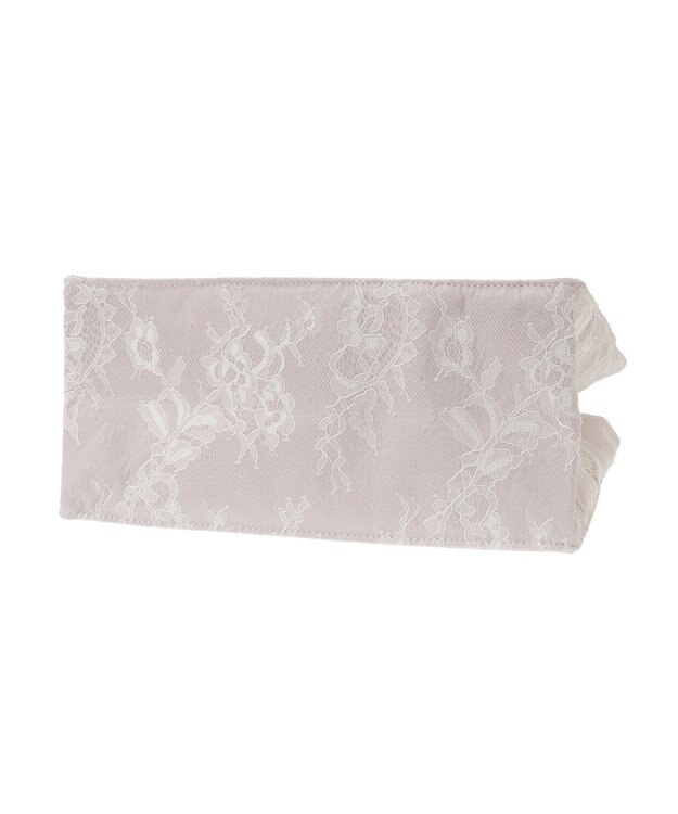 Maison de FLEUR レースフリルハンドルスクエアトートSバッグ Light Pink