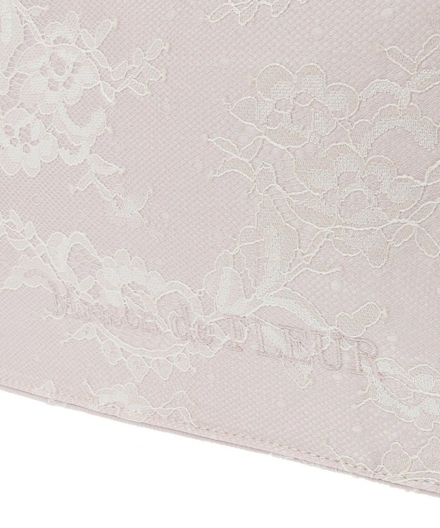 Maison de FLEUR レースフリルハンドルスクエアトートSバッグ Light Pink