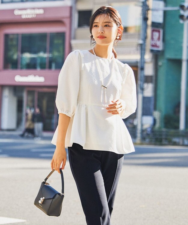 TOCCA 【大人百花掲載】INNOCENCE LEATHER POCHETTE ポシェットバッグ ブラック系