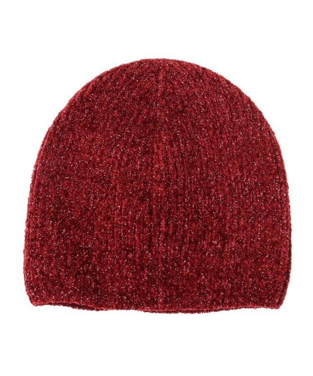 Green Parks ・ラメニットキャップ Bordeaux