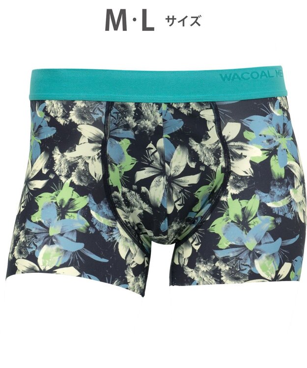 WACOAL MEN ボクサーパンツ　【気持ちいいパンツ】　動きにフィット　前閉じ　/ワコールメン　WT3419 ターコイズ