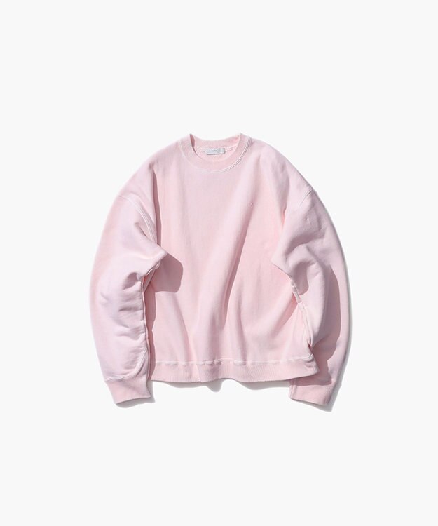 ATON NATURAL DYED URAKE | オーバーサイズスウェットシャツ - UNISEX PINK