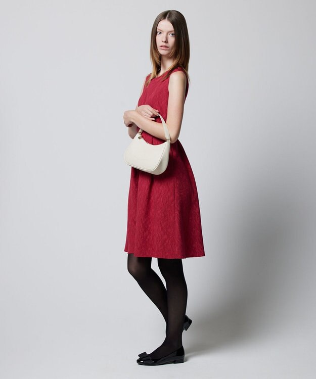 TOCCA 【洗える！】PONPON MUM ドレス レッド系