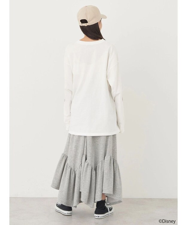 earth music&ecology Ｄｉｓｎｅｙ／袖ダイナロンＴ White