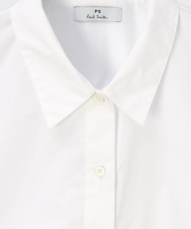 Paul Smith 【洗える】コットン エンブロイダリー ブラウス ホワイト