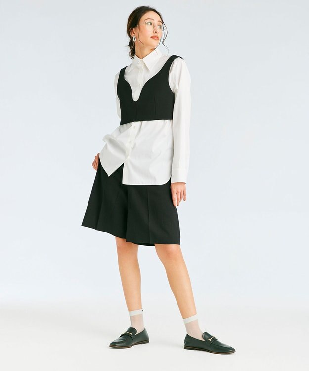 BEIGE， EMILE / ビスチェ Black