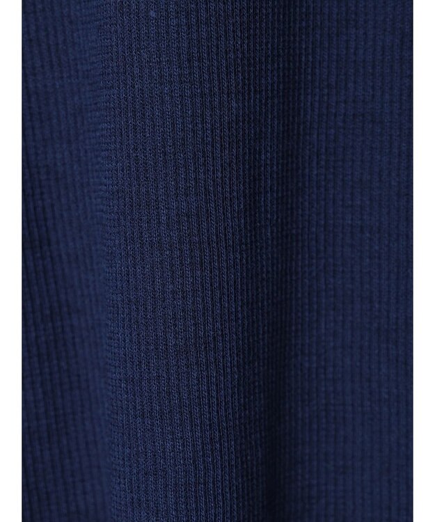 earth music&ecology ＴＲウールブレンドタートルネックプルオーバー Deep Blue