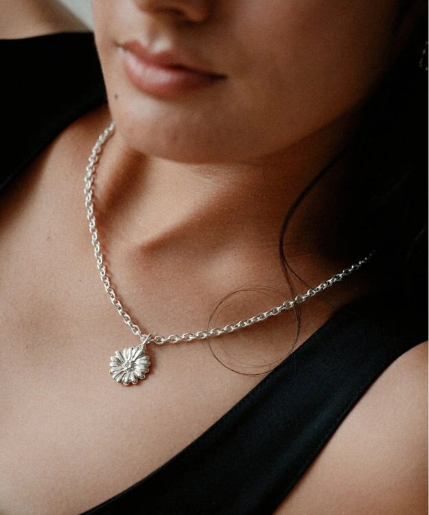 yoaa シルバー925 キクネックレス シルバー925