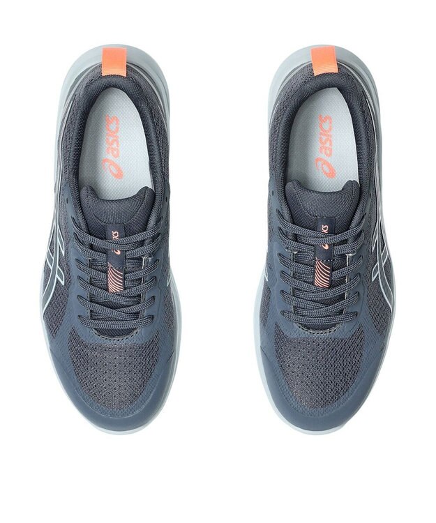 ASICS WALKING ゲルファンウォーカー レディース 3E相当 ブルーグレー×ライトブルー