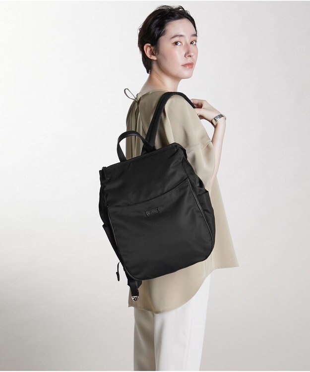 Y'SACCS NEWすっきりシリーズ　リュックサック ブラック