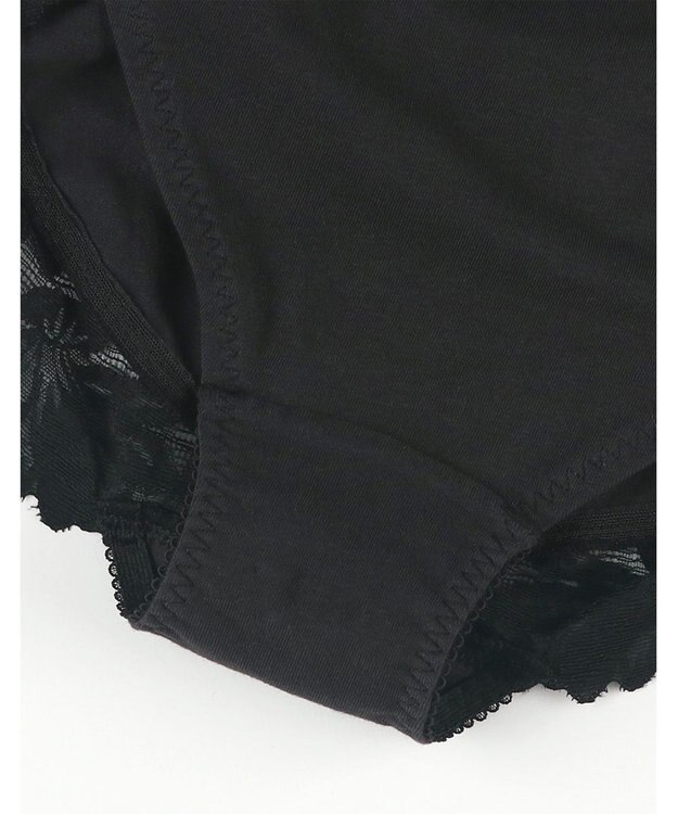 WACOAL ショーツ 【すそピタショーツ】 動いても裾がズレ上がりにくい 綿混(本体) はきこみ丈ふつう レディース PPD265 /ワコール ブラック