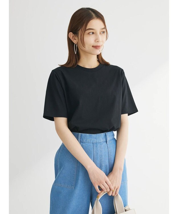 Green Parks 汗染み防止クルーネックＴシャツ Black