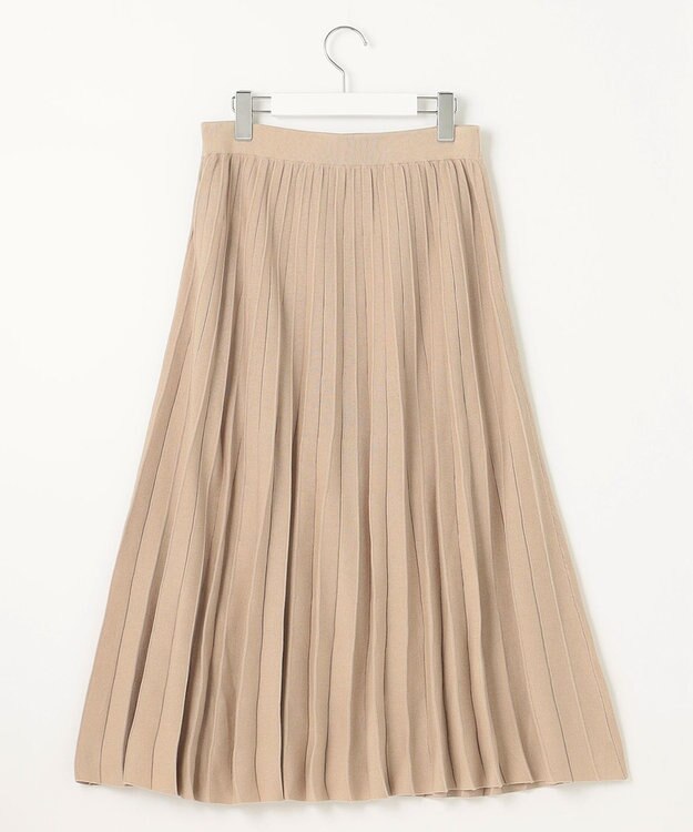 自由区 【WEB限定・洗える・XSサイズあり】ハイツイストコットンアセテートニットセットアップ ワンピース ベージュ系