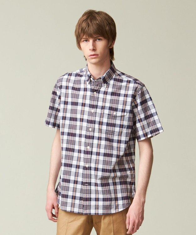 J.PRESS MEN インディアンマドラスチェック シャツ / B.D.