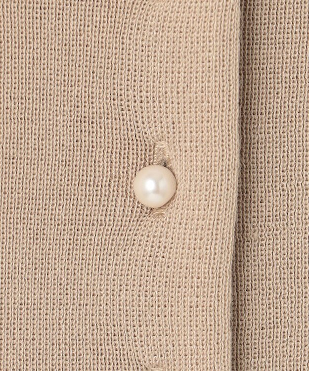 自由区 【WEB限定・洗える・XSサイズあり】ハイツイストコットンアセテートニットセットアップ ワンピース ベージュ系