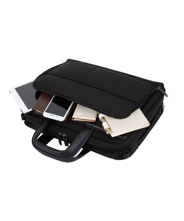 ACE BAGS & LUGGAGE ace. デヴェル ビジネスバッグ B4サイズ 14インチPC収納 870g 20263 エース ブラック×ネイビー