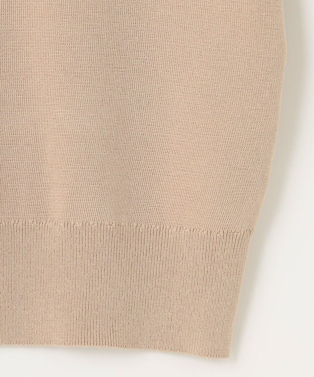 自由区 【WEB限定・洗える・XSサイズあり】ハイツイストコットンアセテートニットセットアップ ワンピース ベージュ系