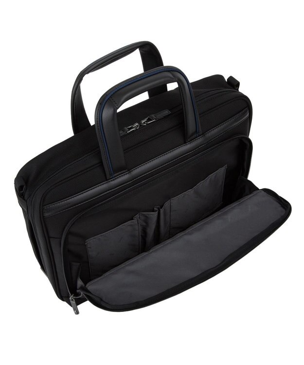 ACE BAGS & LUGGAGE ace. デヴェル ビジネスバッグ B4サイズ 14インチPC収納 870g 20263 エース ブラック×ネイビー