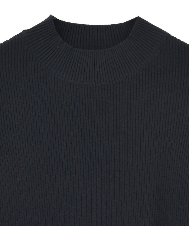 AMERICAN HOLIC バイパチ袖配色リブプルオーバー Dark Navy