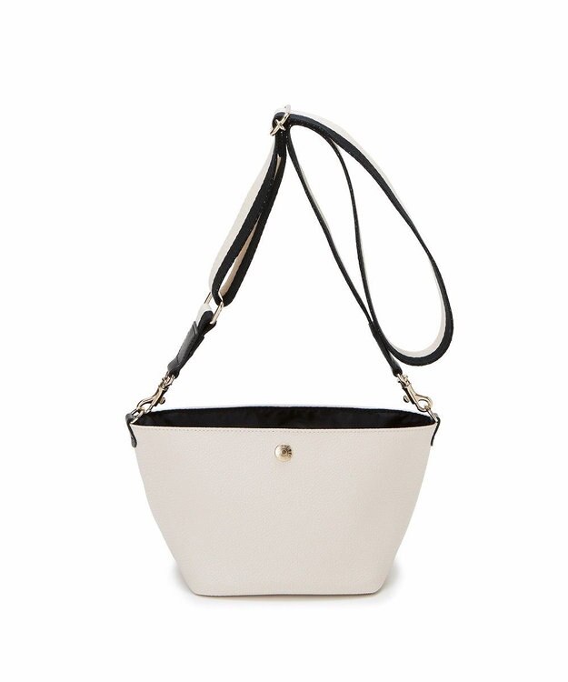 TOPKAPI 【Breath TOPKAPI】SCOTCH GRAIN スコッチグレイン プレーン 2トーンテープ ショルダー バッグ クリーム