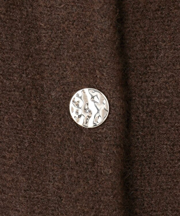 ANY SIS L 【前後着用可能】Airニット カーディガン ブラウン