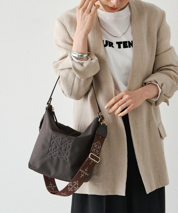 russet 《WEB限定》スタンダードミニショルダーバッグ <コーデュラナイロン>(CE-1719-WEB) D.Brown